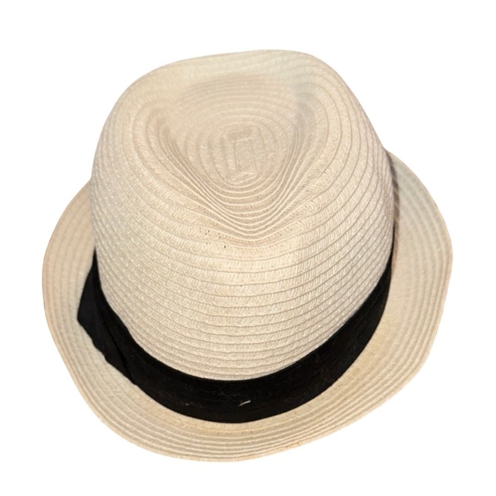 🌺Target Cream Fedora Hat with Black Band